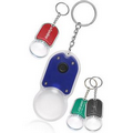 Magnifying Glass Keychains with LED Light